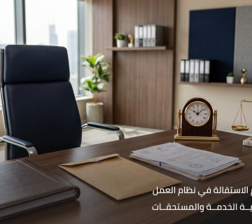حقوق العامل عند تقديم الاستقالة