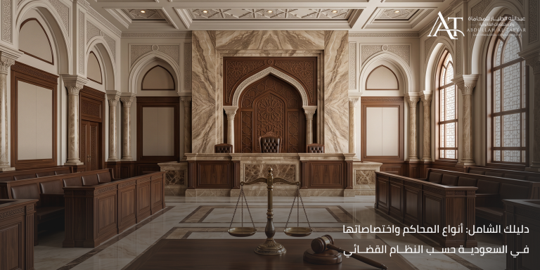 أنواع المحاكم واختصاصاتها في السعودية
